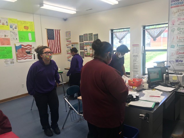 IDOC Staff Wearing Masks